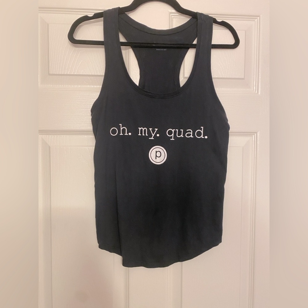Pure Barre “Oh my quad” Circle P tank